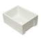Alfi Brand 24" Biscuit Reversible Smooth / Fluted Sgl Bowl Fireclay Farm Sink AB2418HS-B - alternate 9
